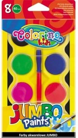 Colorino - Акварелни бои Jumbo 8 броя