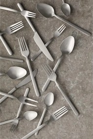 Десертни вилици в комплект 4 бр. от неръждаема стомана в матово сребрист цвят за 4 души Stella – Blomus