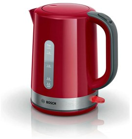 Чайник BOSCH TWK6A514 Червен Сив plástico,acero inoxidable 2200 W 1,7 L