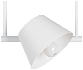 Бяло осветително тяло за таван 38x62,5 cm Simplico – Ixia