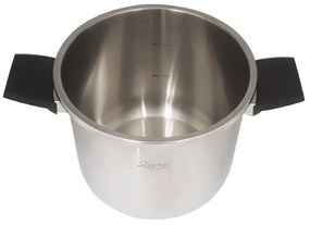 Тенджера под налягане ZEPHYR ZP 1311 G7S, 7 литра, 22х20 см, Съд за готвене на пара, Индукция, Инокс