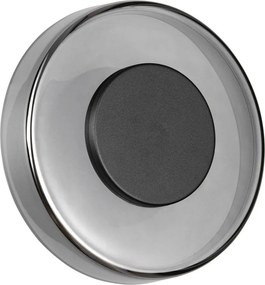 Матово черно LED затъмняваща се стенна лампа ø 22 cm Celeste – Trio