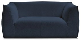 Тъмносин диван от прежда с примки от букле 170 cm Giorgia – Bobochic Paris