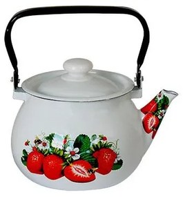 Емайлиран чайник 2л/2,5л "КЛУБНИКА" (B2710/2) Н