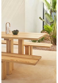 Трапезна маса с плот от борова дървесина 100x260 cm Banda - Teulat