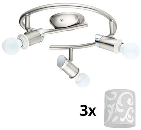 Eglo - LED точково осветително тяло MY CHOICE 3xE14/4W/230V хром/бяло