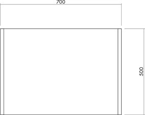 Текстилна изтривалка 50x70 cm Dei – noo.ma