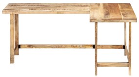 247905 vidaXL Бюро, 180x120x76 см, мангово дърво масив