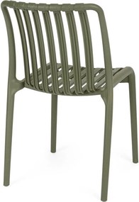 Зелен пластмасов градински стол Billie – Bizzotto