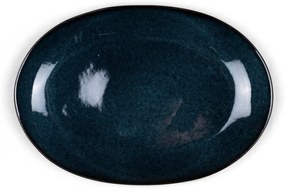 Черна/синя глинена чиния Gastro Dark Blue/Black – Bitz