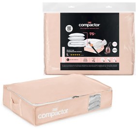 Вакуумна пластмасова кутия за съхранение под леглото 65x45x15,5 cm Pink Edition – Compactor