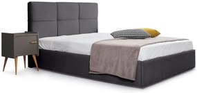 Тапицирано легло Manhattan-Anthraki-90 x 200-Χωρίς μηχανισμό ανύψωσης