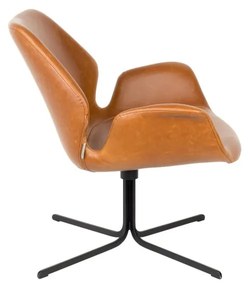 Кафяв стол Nikki - Zuiver