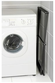 Черна сгъваема стойка за кърпи Lava - Wenko