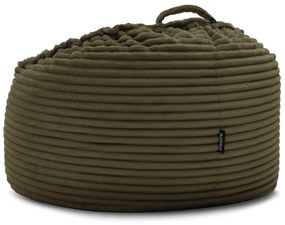 Зелен пуф от рипсено кадифе Socrate – Bobochic Paris