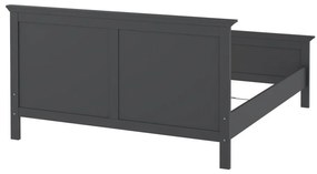 Сиво двойно легло 160x200 cm Paris – Tvilum