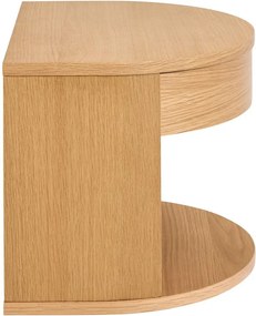 Нощно шкафче от декор от дъб в светло естествен цвят Paron – Actona