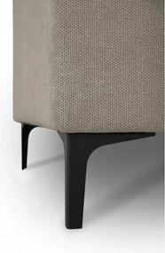 Светлокафяв шенилов ъглов диван (десен ъгъл/L форма) Fabian – Scandic