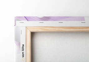 Картина на платно – Цветя с абстрактен фон
