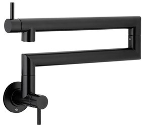 KFA Armatura 6623-030-81 - Кухненски смесител с шарнирно рамо DUERO POT FILLER матово черен