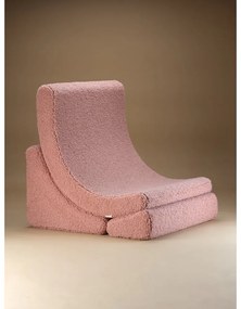 Розов детски стол от букле Moon – Wigiwama