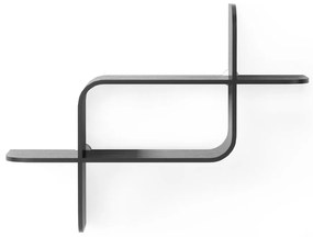 Черна етажерка от каучуково дърво 62 cm Montage - Umbra