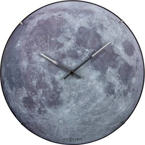 Стенен часовник ø 35 cm Moon – NeXtime