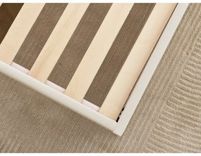 Бежово тапицирано двойно легло с включена подматрачна рамка 160x200 cm Prune – Bobochic Paris