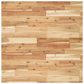 4008722 vidaXL Плот за маса квадратен 80x80x2 см масивна акация