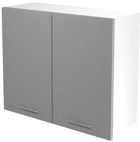Горен шкаф Vento G80/72 80см Светло сив гланц