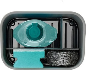 Тъмносива пластмасова стойка за перилни препарати SinkStore – Joseph Joseph