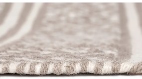 Бежов текстилен килим за баня 50x80 cm Shaki – Wenko