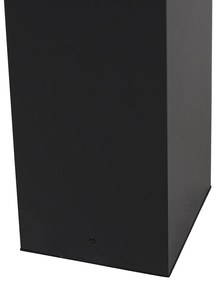 Интелигентна външна подова лампа черна 80 см с WiFi ST64 - Charlois