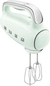 Ръчен миксер SMEG 50's Style HMF01PGEU, 250W, 9 скорости, Турбо, Скрит LED дисплей, Таймер, Аксесоари, Зелен