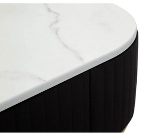 Конзолна маса в черно и златно 43x100 cm Montpellier - Mauro Ferretti