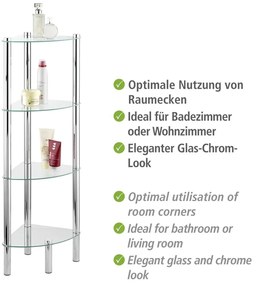 Ъглов рафт с 4 отделения Ъглов Yago - Wenko