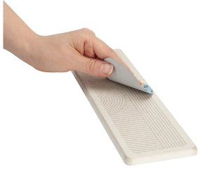 Бежова тавичка за оттичане за съдовете от диатомична глина 30x8 cm Damon – Wenko