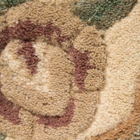 Бежов вълнен килим , ⌀ 120 cm Aubusson - Flair Rugs