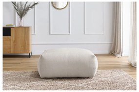 Кремава табуретка от рипсено кадифе Voltaire – Bobochic Paris