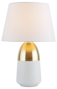 Searchlight EU60340 - Настолна лампа TOUCH 1xE14/40W/230V бял/златист