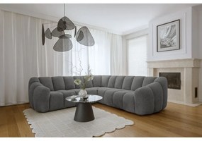 Сив ъглов диван Shell – Miuform