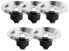 Комплект от 5 GU10 Димируема LED крушка 111mm 10.5W 770LM 4000K