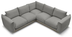 Сив ъглов диван Ernest – Bobochic Paris