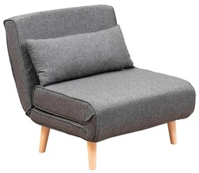 Тъмносив фотьойл Folde - Artie