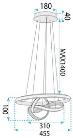 Лампа LED LHJ035-CP GOLD