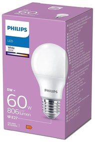 LED Крушка Philips A60 E27/8W/230V 3000K