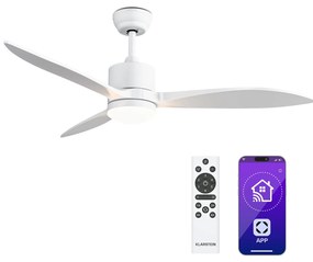 Klarstein Таванен вентилатор SkyBreeze Smart, Използване на открито и закрито, Интелигентно управление, IP44, 40 dB