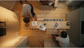 Стол от масивен бор в естествен цвят Join-In – Karup Design