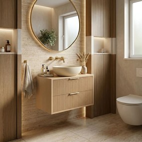 Шкаф за мивка Rea Mono 60cm Beige