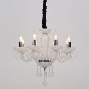 Полилей Blaze осветително тяло с осем светлини-бял